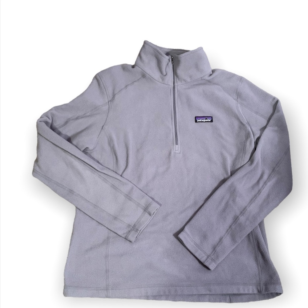 Womens large Patagonia grey quarter zip fleece